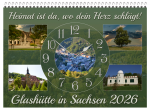 Kalender A3 - Glashütte in Sachsen - Fotokalender 2026 - "Heimat ist da, wo dein Herz ist"